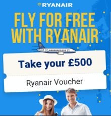 win 500 pound ryan air