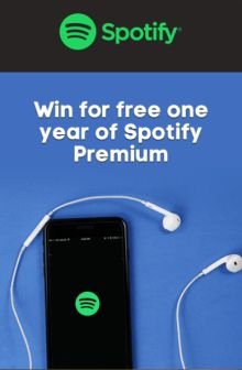 win a year of spotify free-