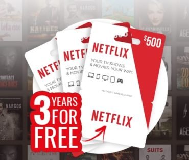 win free netflix for 3 years