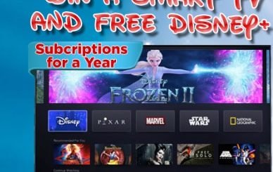 win a free smart tv +disney