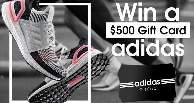 win a free $500 addidas giftcard