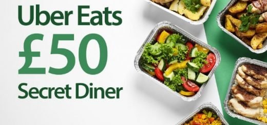 win a free uber eats take out voucher for £50
