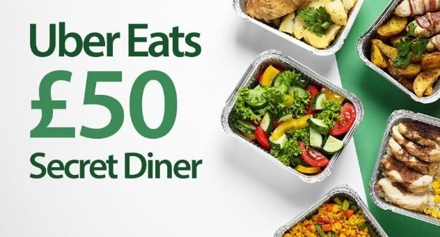 win a free uber eats take out voucher for £50