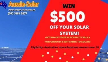 win $500 off a solar system