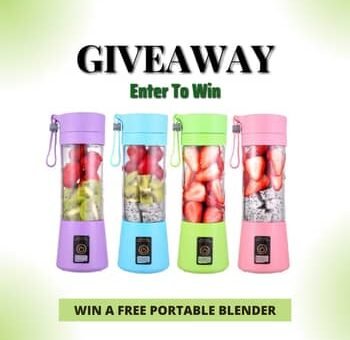 win a free portable blender