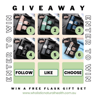 win a thermal flask giftset free!